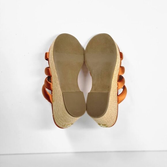 SAM EDELMAN yuki espadrilles wedge sandals Sz 7.5 NEW - Picture 7 of 9